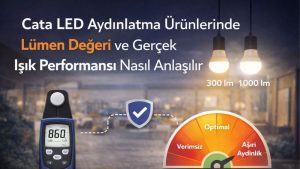 Cata LED Aydınlatma Ürünlerinde Lümen Değeri ve Gerçek Işık Performansı Nasıl Anlaşılır