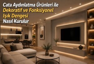 Cata Aydınlatma Ürünleri ile Dekoratif ve Fonksiyonel Işık Dengesi Nasıl Kurulur